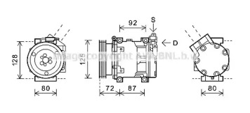 Компрессор AVA QUALITY COOLING RTAK479