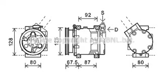 Компрессор AVA QUALITY COOLING RTAK619