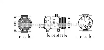 Компрессор AVA QUALITY COOLING RTK069