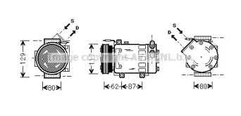 Компрессор AVA QUALITY COOLING RTK076