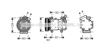 Компрессор AVA QUALITY COOLING RTK080