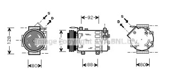 Компрессор AVA QUALITY COOLING RTK285