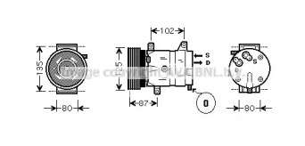 Компрессор AVA QUALITY COOLING RTK311