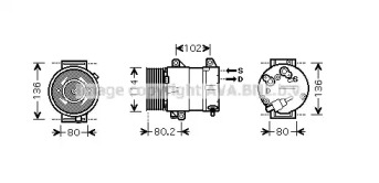 Компрессор AVA QUALITY COOLING RTK381