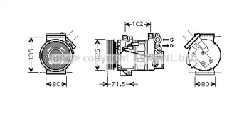 Компрессор AVA QUALITY COOLING RTK393