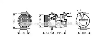 Компрессор AVA QUALITY COOLING RTK394