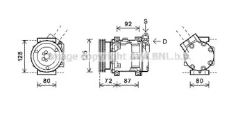 Компрессор AVA QUALITY COOLING RTK468