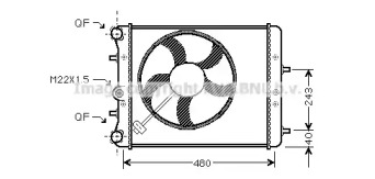 Теплообменник AVA QUALITY COOLING SA2013