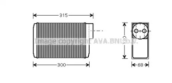 Теплообменник AVA QUALITY COOLING SA6017