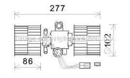 Электродвигатель AVA QUALITY COOLING SA8022