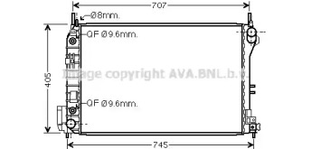 Теплообменник AVA QUALITY COOLING SB2059