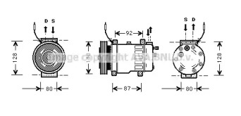 Компрессор AVA QUALITY COOLING SBK052