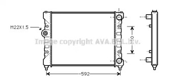 Теплообменник AVA QUALITY COOLING ST2024