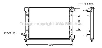 Теплообменник AVA QUALITY COOLING ST2027