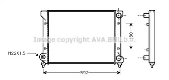 Теплообменник AVA QUALITY COOLING ST2033