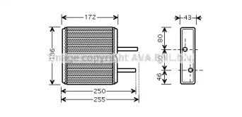 Теплообменник AVA QUALITY COOLING SZ6080