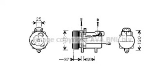 Компрессор AVA QUALITY COOLING SZAK092