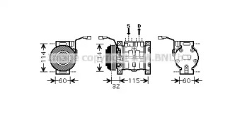 Компрессор AVA QUALITY COOLING SZAK110