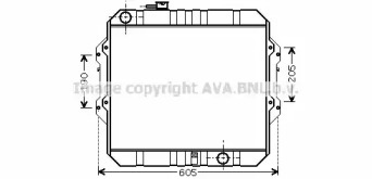 Теплообменник AVA QUALITY COOLING TO2371