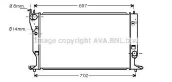 Теплообменник AVA QUALITY COOLING TO2399