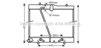 Теплообменник AVA QUALITY COOLING TO2433