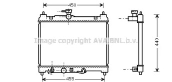 Теплообменник AVA QUALITY COOLING TO2459