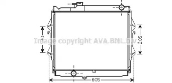 Теплообменник AVA QUALITY COOLING TO2472