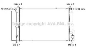 Теплообменник AVA QUALITY COOLING TO2691