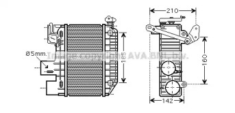 Теплообменник AVA QUALITY COOLING TO4365