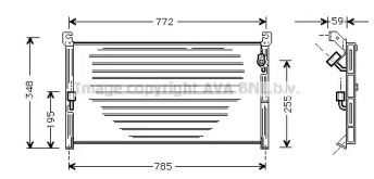 Конденсатор AVA QUALITY COOLING TO5130