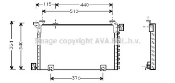 Конденсатор AVA QUALITY COOLING TO5194