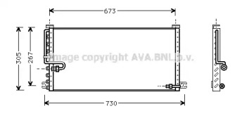 Конденсатор AVA QUALITY COOLING TO5216