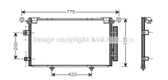 Конденсатор AVA QUALITY COOLING TO5319D