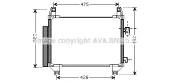 Конденсатор AVA QUALITY COOLING TO5407D