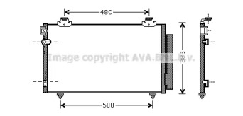 Конденсатор AVA QUALITY COOLING TO5481D