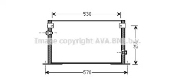 Конденсатор AVA QUALITY COOLING TO5562