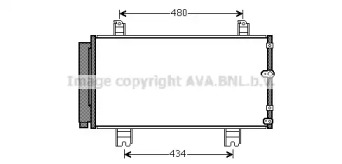 Конденсатор AVA QUALITY COOLING TO5572D