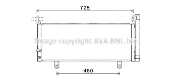 Конденсатор AVA QUALITY COOLING TO5595D