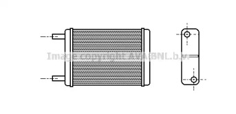 Теплообменник AVA QUALITY COOLING TO6182