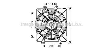 Вентилятор AVA QUALITY COOLING TO7507