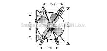 Вентилятор AVA QUALITY COOLING TO7513