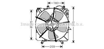 Вентилятор AVA QUALITY COOLING TO7515