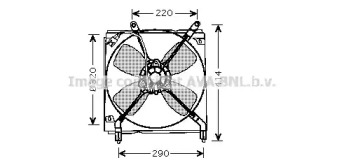 Вентилятор AVA QUALITY COOLING TO7516