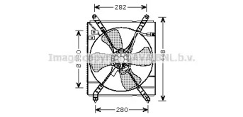 Вентилятор AVA QUALITY COOLING TO7519