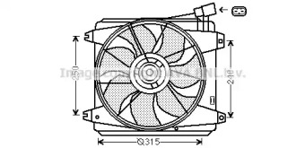 Вентилятор AVA QUALITY COOLING TO7554