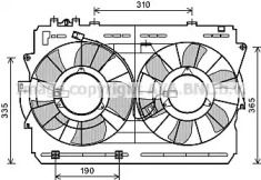 Вентилятор AVA QUALITY COOLING TO7570