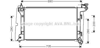 Теплообменник AVA QUALITY COOLING TOA2290