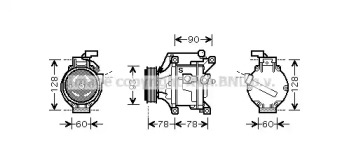 Компрессор AVA QUALITY COOLING TOAK443