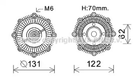 Сцепление AVA QUALITY COOLING TOC592