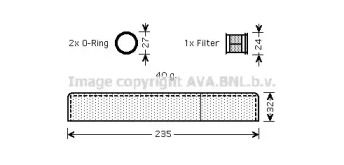 Осушитель AVA QUALITY COOLING TOD349